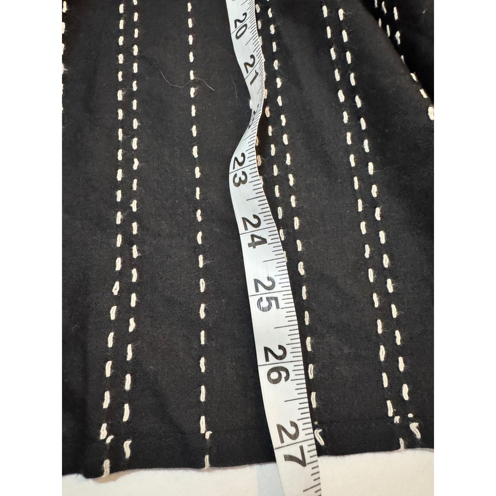 Pure Jill Women's Striped Black & White Open Front Cardigan Jacket X-3X - Picture 5 of 6